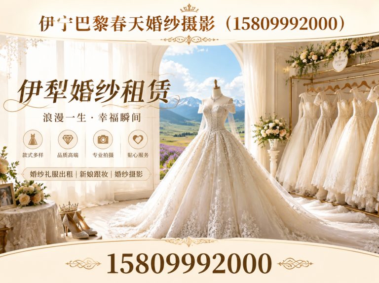察布查尔锡伯自治县伊宁巴黎春天婚纱摄影展示图